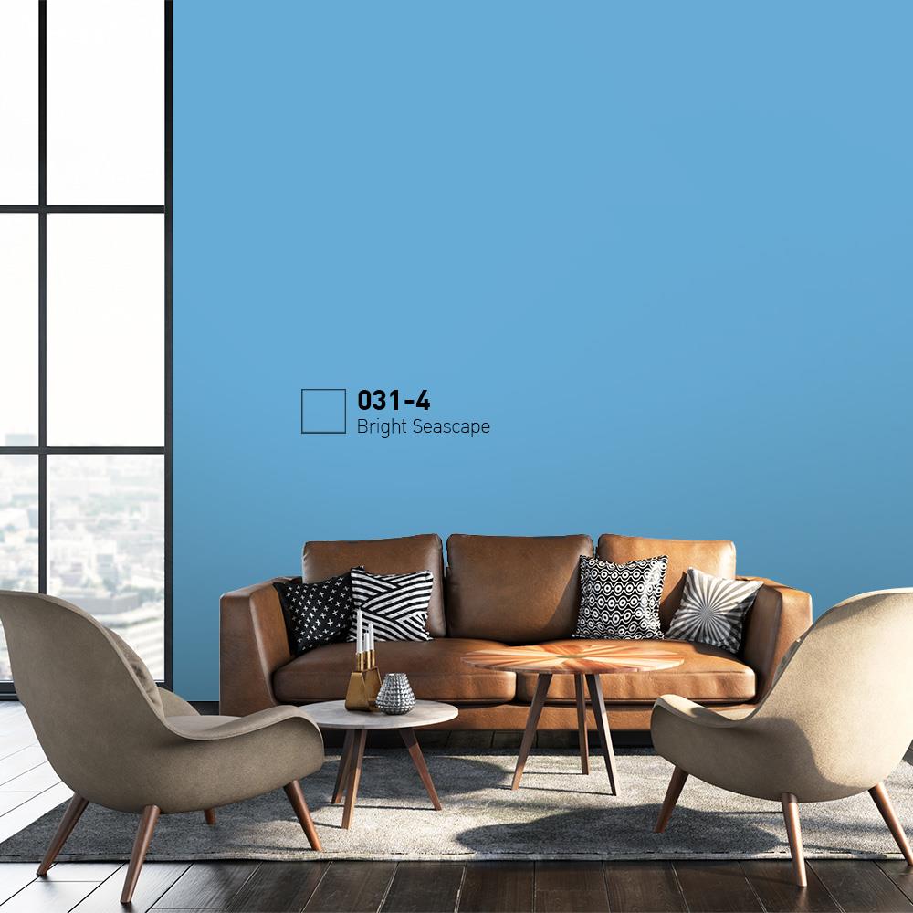 สีน้ำทาภายนอก BEGER COOL DIAMONDSHIELD 15 สี BRIGHT SEASCAPE #031-4 กึ่งเงา 9 ลิตร