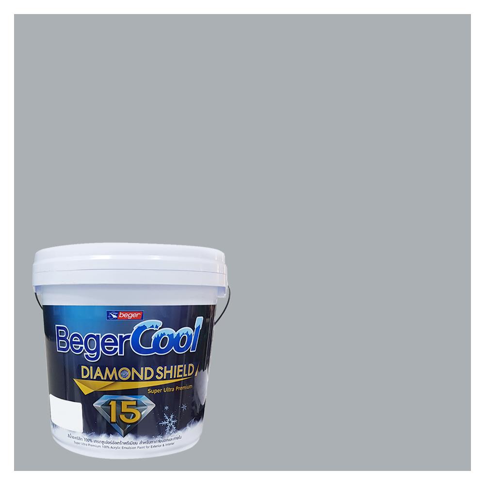 สีน้ำทาภายนอก BEGER COOL DIAMONDSHIELD 15 สี MINERAL MINE #135-3 กึ่งเงา 9 ลิตร