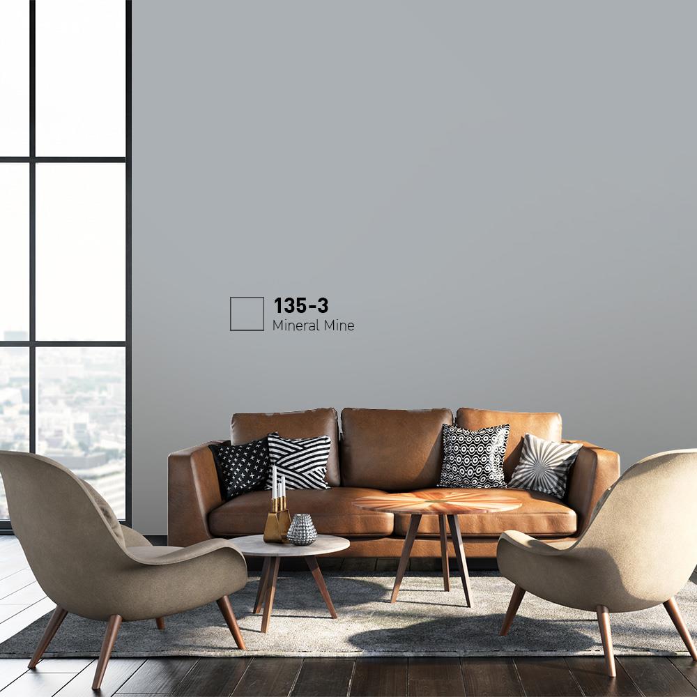 สีน้ำทาภายนอก BEGER COOL DIAMONDSHIELD 15 สี MINERAL MINE #135-3 กึ่งเงา 9 ลิตร