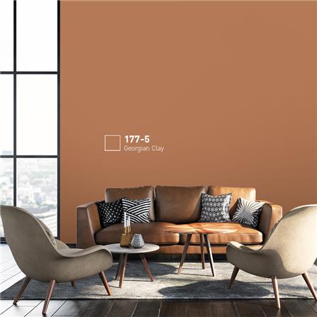 สีน้ำทาภายนอก BEGER COOL DIAMONDSHIELD 15 สี GEORGIAN CLAY #177-5 กึ่งเงา 9 ลิตร_1