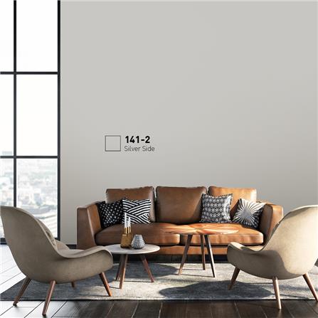 สีน้ำทาภายนอก BEGER COOL DIAMONDSHIELD 15 สี SILVER SIDE #141-2 กึ่งเงา 9 ลิตร_1