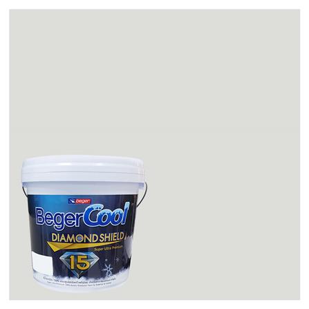 สีน้ำทาภายนอก BEGER COOL DIAMONDSHIELD 15 สี GRAND FORKS #143-1 กึ่งเงา 9 ลิตร_0