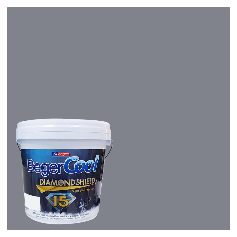 สีน้ำทาภายนอก BEGER COOL DIAMONDSHIELD 15 สี CASTLE ROCK #134-3 กึ่งเงา 9 ลิตร