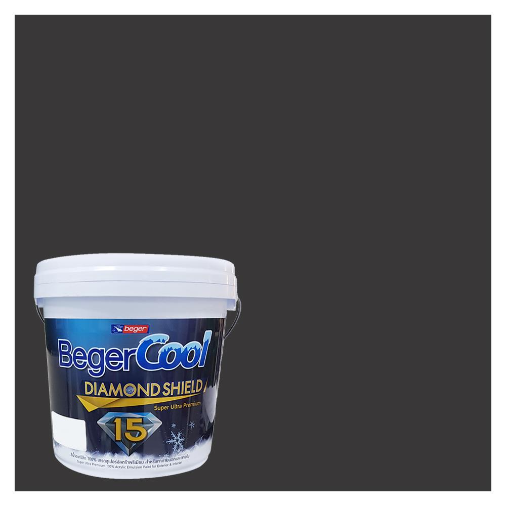 สีน้ำทาภายนอก BEGER COOL DIAMONDSHIELD 15 สี BIG BEN #135-6 กึ่งเงา 9 ลิตร