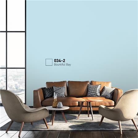 สีน้ำทาภายนอก BEGER COOL DIAMONDSHIELD 15 สี BOUNTIFUL BAY #034-2 กึ่งเงา 9 ลิตร_1