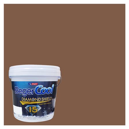 สีน้ำทาภายนอก BEGER COOL DIAMONDSHIELD 15 สี REALLY RAISIN #176-6 กึ่งเงา 9 ลิตร_0