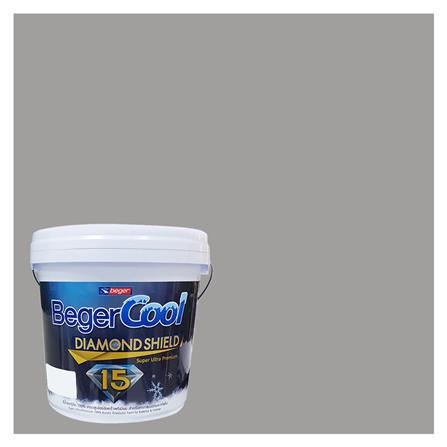 สีน้ำทาภายนอก BEGER COOL DIAMONDSHIELD 15 สี ANTIQUE PEWTER #140-3 กึ่งเงา 9 ลิตร_0