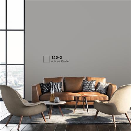 สีน้ำทาภายนอก BEGER COOL DIAMONDSHIELD 15 สี ANTIQUE PEWTER #140-3 กึ่งเงา 9 ลิตร_1