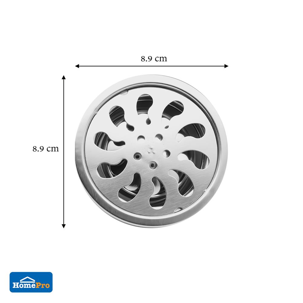 ตะแกรงกันกลิ่นกลม DEXZON FS-BEN หน้าแปลน 3.5 นิ้ว