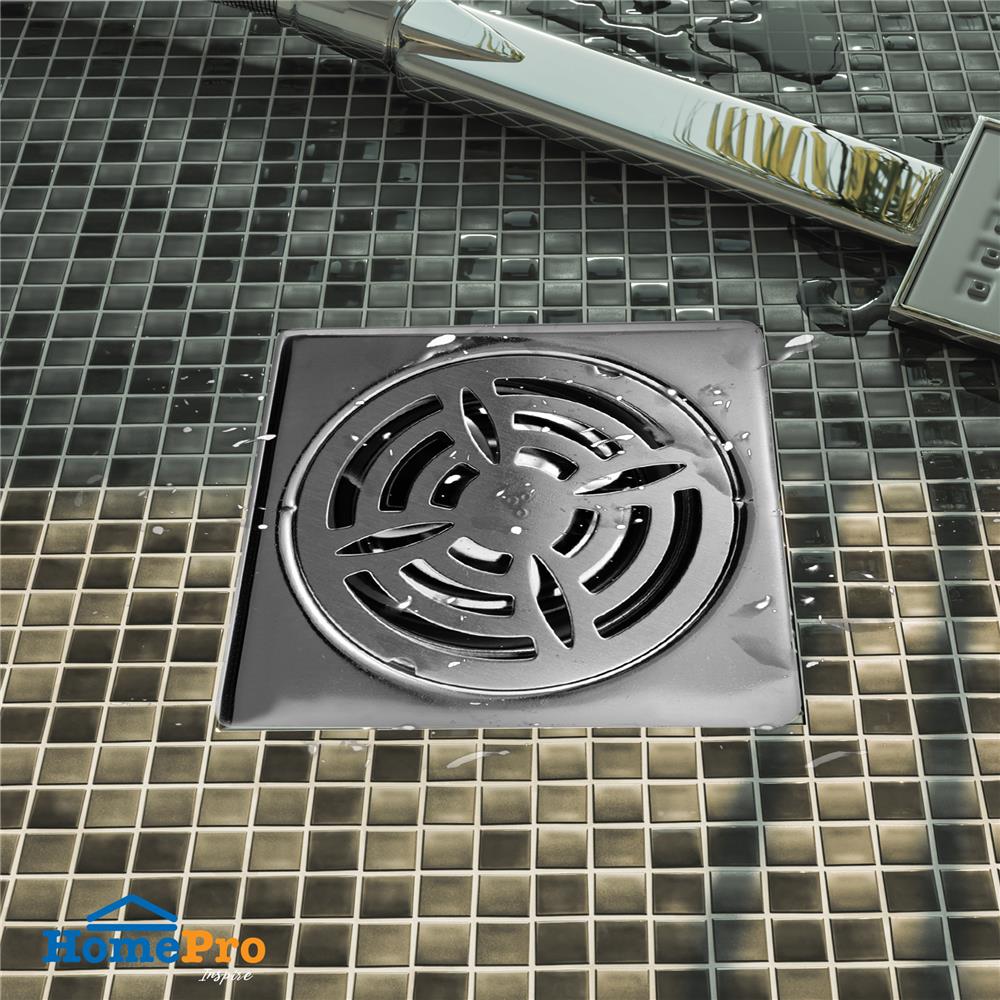 ตะแกรงกันกลิ่นเหลี่ยม DEXZON FS-TOP 4 นิ้ว