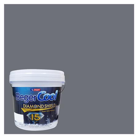 สีน้ำทาภายนอก BEGER COOL DIAMONDSHIELD 15 สี BEDFORD PARK #134-4 กึ่งเงา 9 ลิตร_0