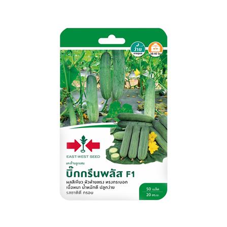 เมล็ดพันธุ์แตงร้านลูกผสม F1 บิ๊กกรีนพลัส ศรแดง