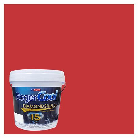 สีน้ำทาภายนอก BEGER COOL DIAMONDSHIELD 15 สี SPRING COSMOS #115-6 กึ่งเงา 9 ลิตร_0