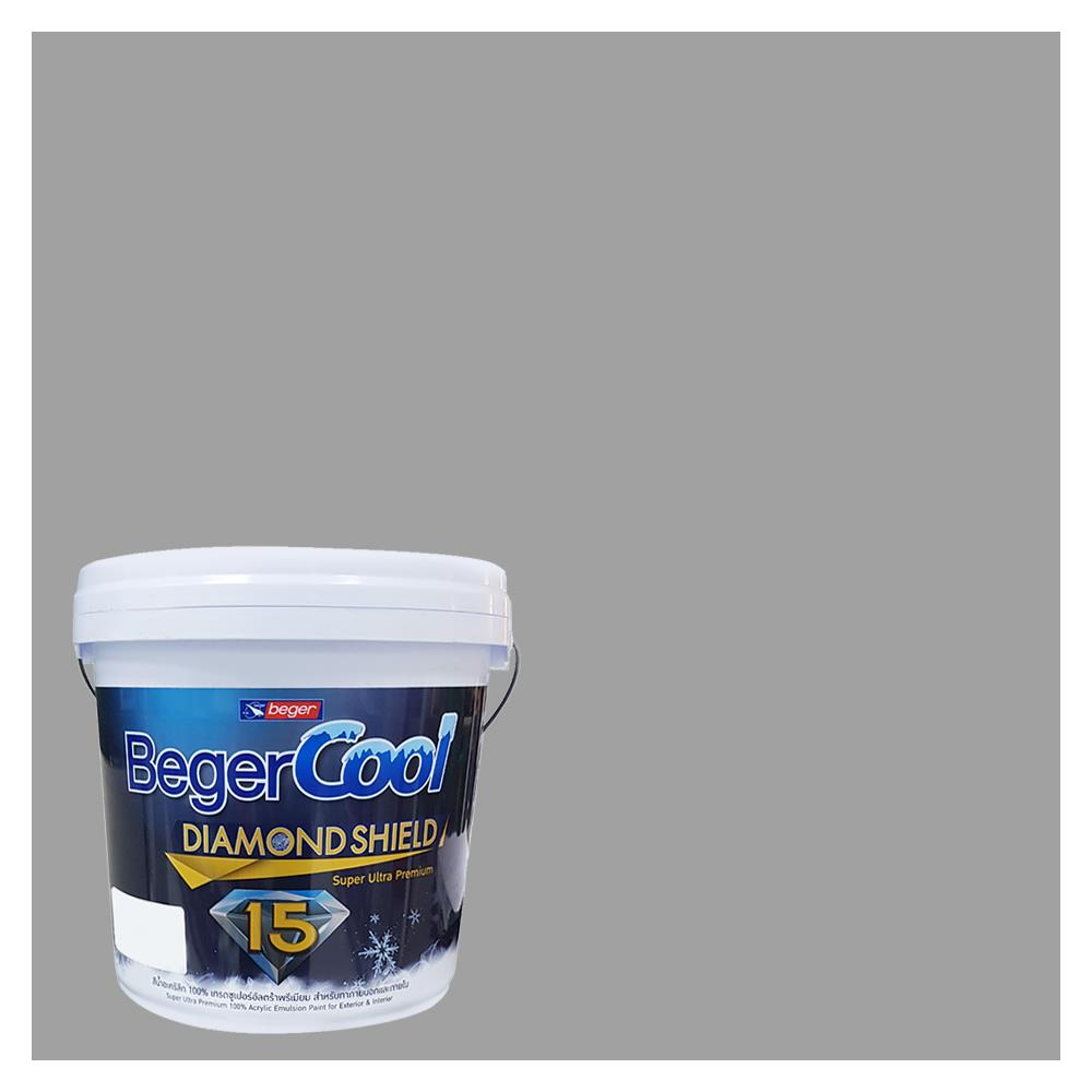 สีน้ำทาภายนอก BEGER COOL DIAMONDSHIELD 15 สี SHINEY NICKEL #141-4 กึ่งเงา 9 ลิตร