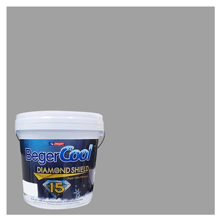 สีน้ำทาภายนอก BEGER COOL DIAMONDSHIELD 15 สี SHINEY NICKEL #141-4 กึ่งเงา 9 ลิตร_0