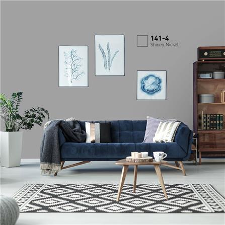 สีน้ำทาภายนอก BEGER COOL DIAMONDSHIELD 15 สี SHINEY NICKEL #141-4 กึ่งเงา 9 ลิตร_1