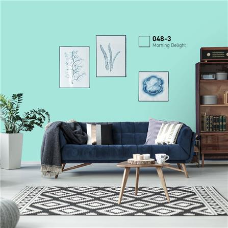 สีน้ำทาภายนอก ชนิดกึ่งเงา BEGERCOOL DIAMONDSHIELD 10 048-3 สี MORNING DELIGHT 9 ลิตร_1