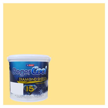 สีน้ำทาภายนอก BEGER COOL DIAMONDSHIELD 15 สี TEQUILA SUNRISE #088-4 กึ่งเงา 9 ลิตร_0