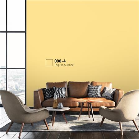 สีน้ำทาภายนอก BEGER COOL DIAMONDSHIELD 15 สี TEQUILA SUNRISE #088-4 กึ่งเงา 9 ลิตร_1