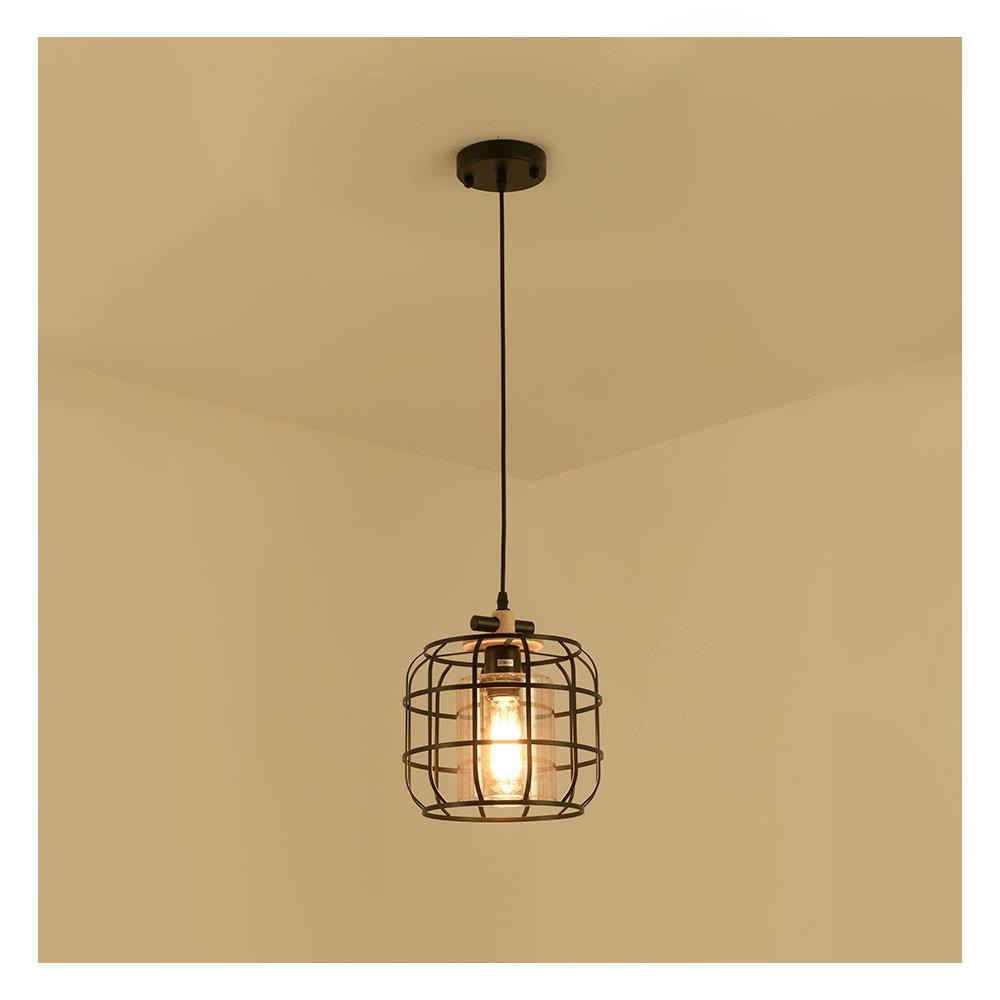 ไฟช่อ CST 6178-1B สีดำ/ชา/น้ำตาล 1 หัว