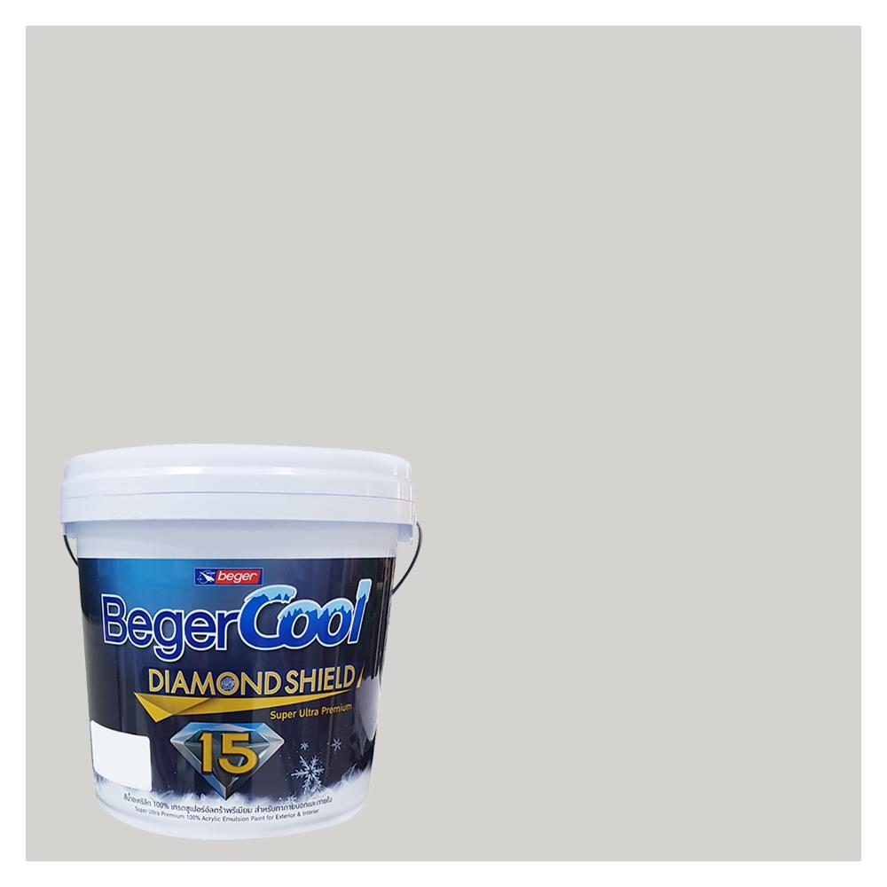 สีน้ำทาภายนอก BEGER COOL DIAMONDSHIELD 15 สี KNIGHT'S NIGHT #141-1 กึ่งเงา 9 ลิตร