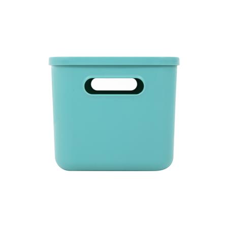 กล่องเก็บของ มีฝา STACKO MARU S  26x18x16 ซม. สีเขียว_2