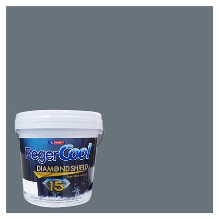 สีน้ำทาภายนอก BEGER COOL DIAMONDSHIELD 15 สี CELESTIAL SHADOW #107-3 กึ่งเงา 9 ลิตร_0