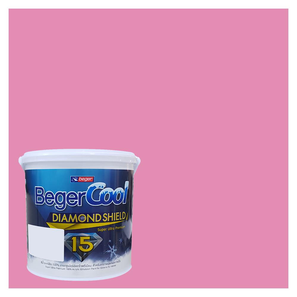 สีน้ำทาภายนอก BEGER COOL DIAMONDSHIELD 15 สี SWEET AMBROSIA #119-5 กึ่งเงา 9 ลิตร