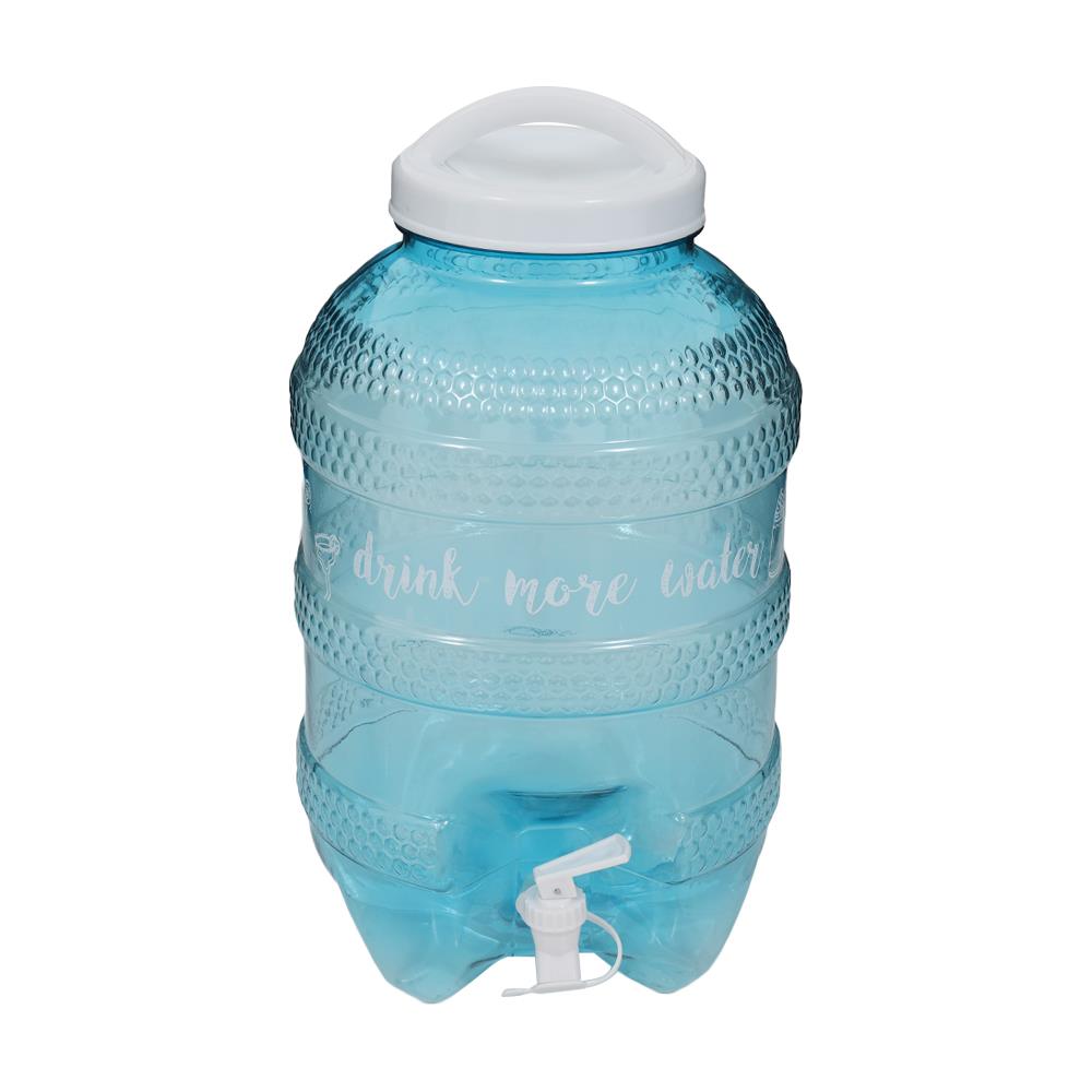 ถังน้ำดื่ม PET เกรด A มีก๊อก SPRING DEW 8 ลิตร