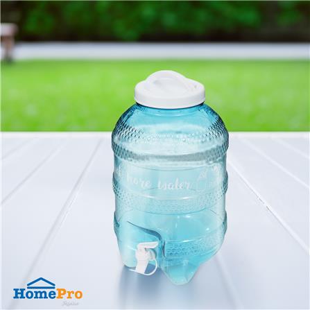 ถังน้ำดื่ม PET เกรด A มีก๊อก SPRING DEW 8 ลิตร_4