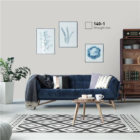 สีน้ำทาภายนอก BEGERCOOL DIAMONDSHIELD 10 #140-1 สี WROUGHT IRON กึ่งเงา 9 ลิตร_1