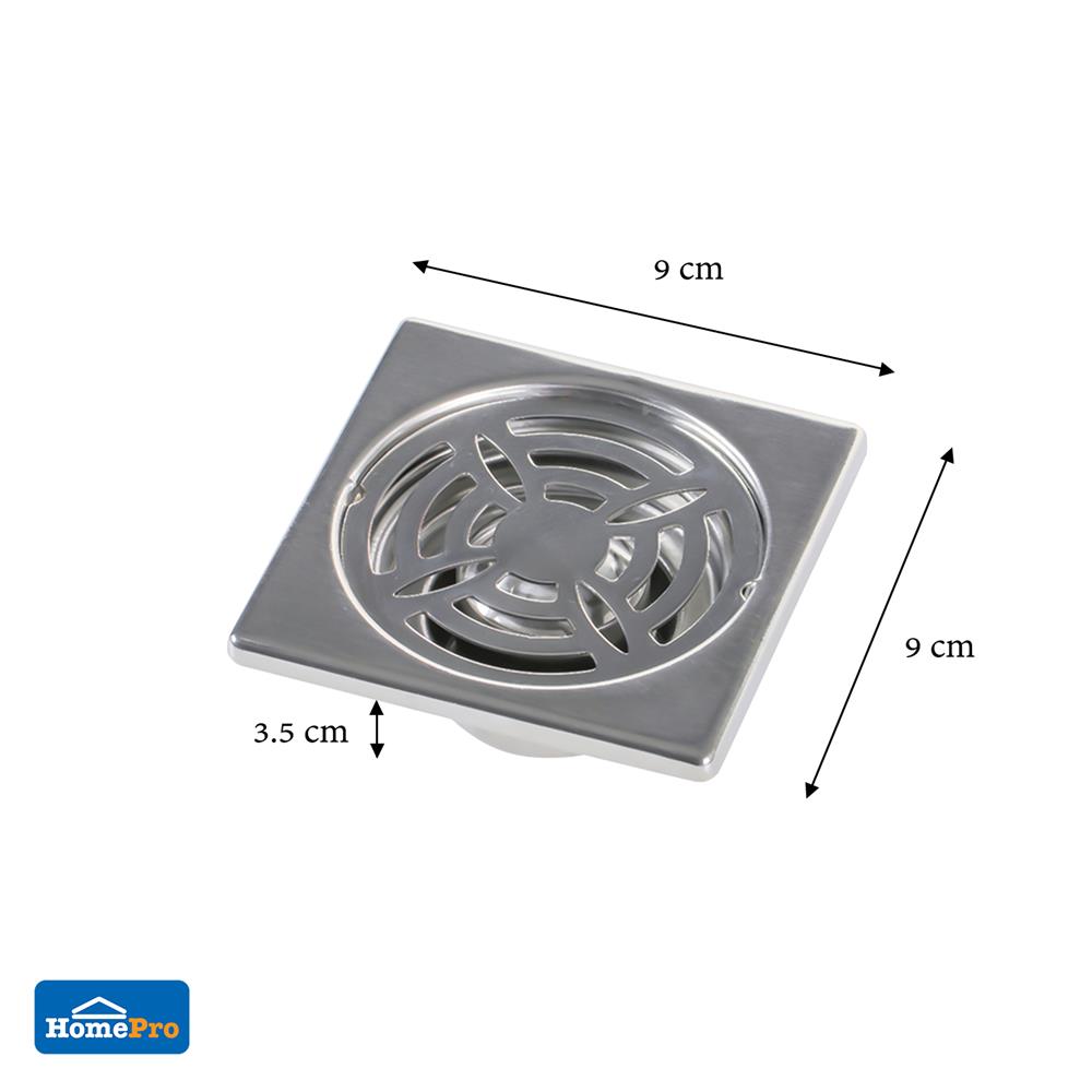 ตะแกรงกันกลิ่นเหลี่ยม DEXZON FS-TOP 3.5 นิ้ว