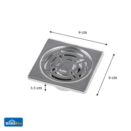 ตะแกรงกันกลิ่นเหลี่ยม DEXZON FS-TOP 3.5 นิ้ว_4