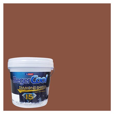 สีน้ำทาภายนอก BEGER COOL DIAMONDSHIELD 15 สี PENNIES FROM HEAVEN #180-6 กึ่งเงา 9 ลิตร_0