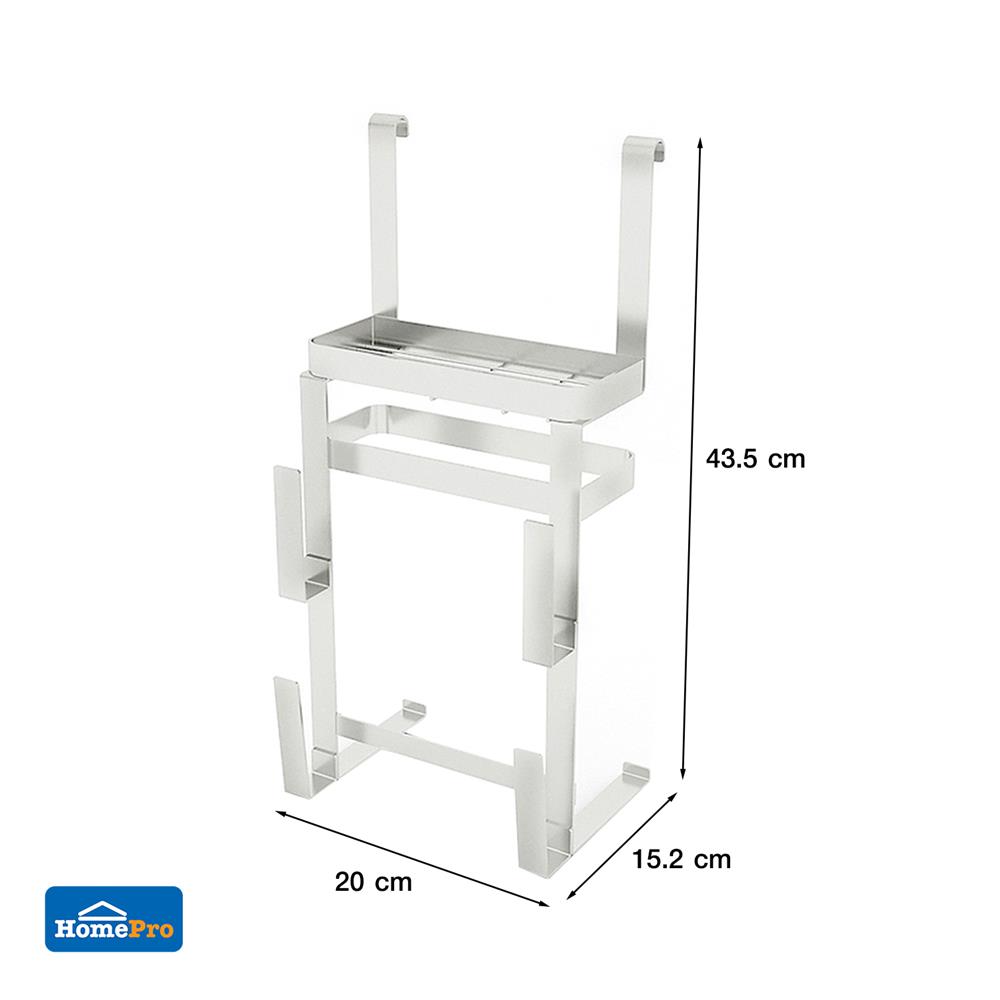 ชั้นแขวนสเตนเลสเก็บเขียงและมีด KECH PANEL
