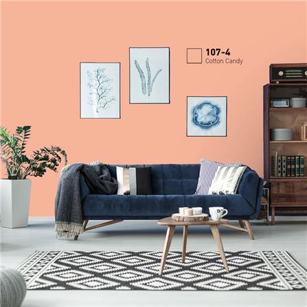 สีน้ำทาภายนอก ชนิดกึ่งเงา BEGERCOOL DIAMONDSHIELD 10 107-4 สี COTTON CANDY 9 ลิตร_1