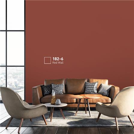 สีน้ำทาภายนอก BEGER COOL DIAMONDSHIELD 15 สี RED WALL #182-6 กึ่งเงา 9 ลิตร_1