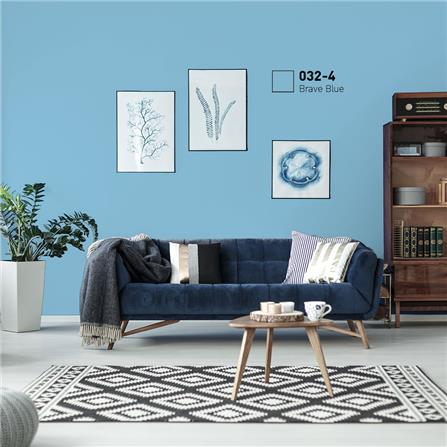 สีน้ำทาภายนอก BEGERCOOL DIAMONDSHIELD 10 #032-4 สี BRAVE BLUE กึ่งเงา 9 ลิตร_1