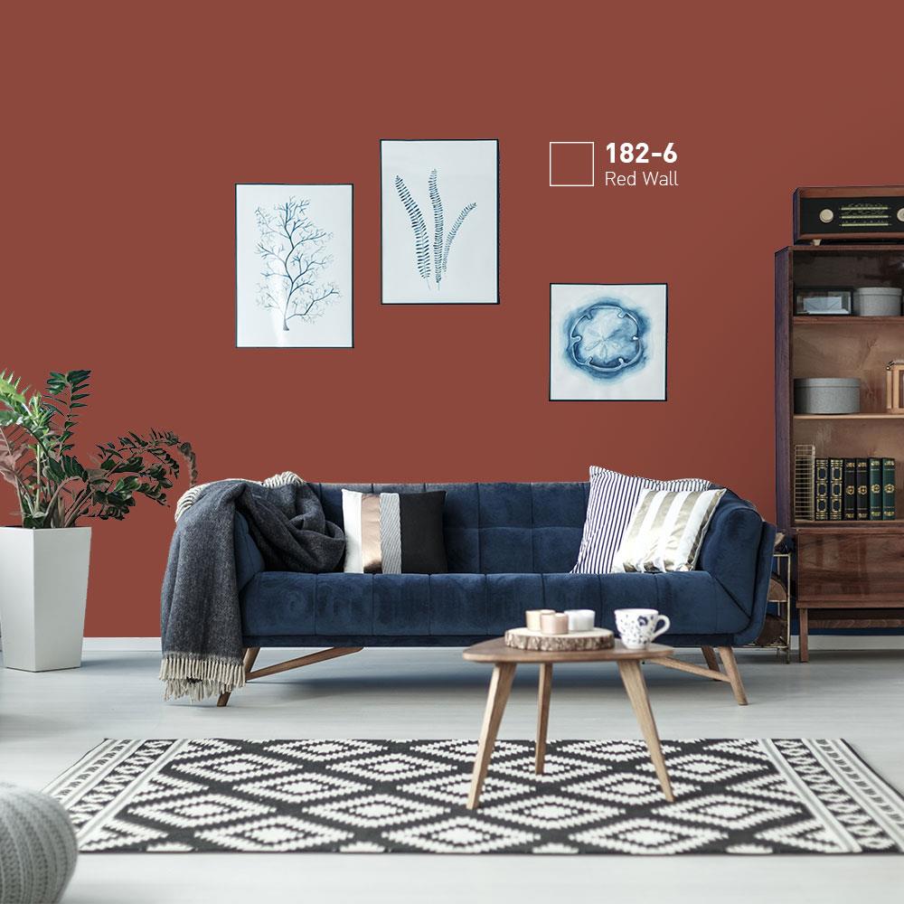 สีน้ำทาภายนอก BEGERCOOL DIAMONDSHIELD 10 #182-6 สี RED WALL กึ่งเงา 9 ลิตร