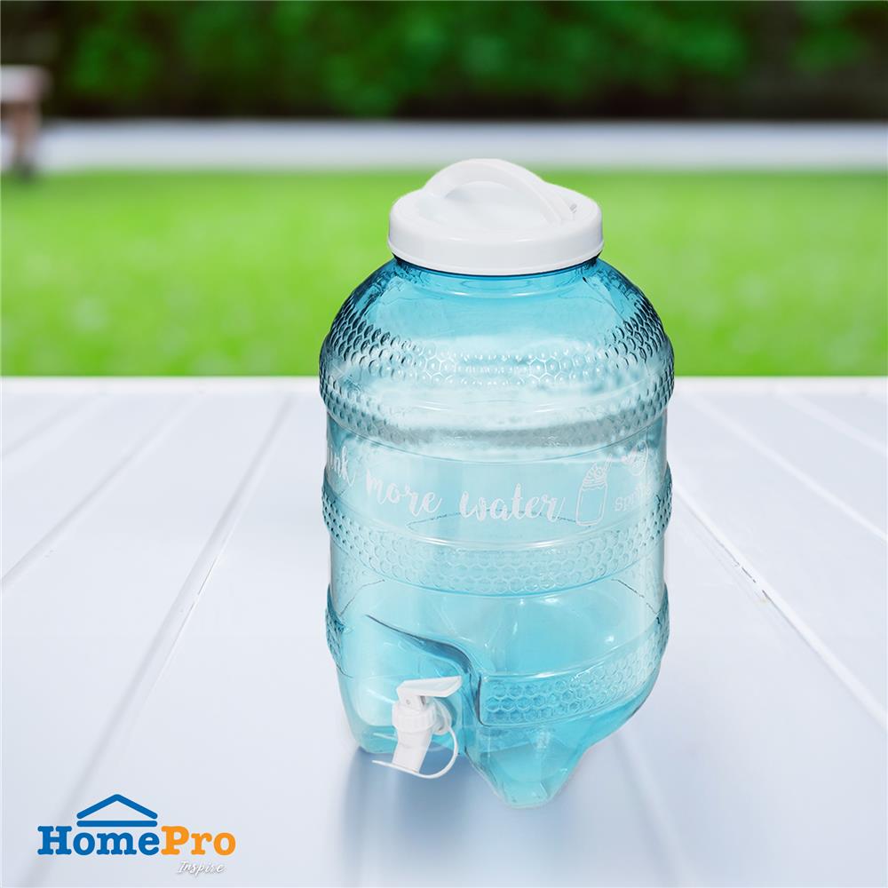 ถังน้ำดื่ม PET เกรด A มีก๊อก SPRING DEW 12 ลิตร