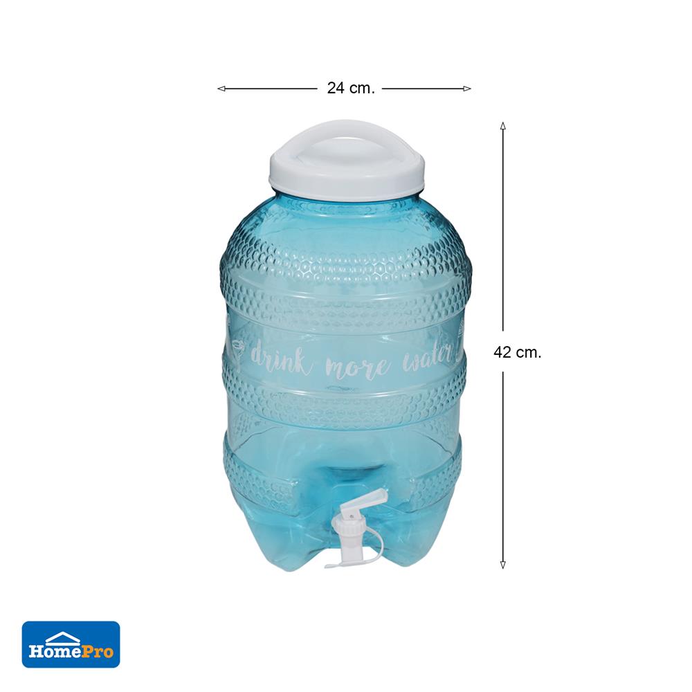 ถังน้ำดื่ม PET เกรด A มีก๊อก SPRING DEW 12 ลิตร