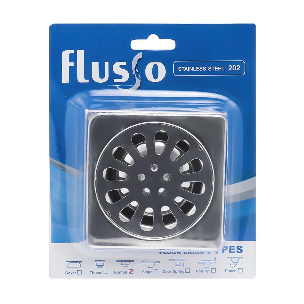 ตะแกรงกันกลิ่นเหลี่ยม DEXZON FS-DEW หน้าแปลน 3.5 นิ้ว