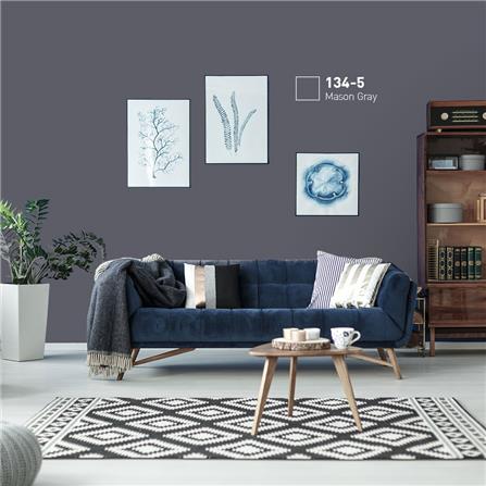 สีน้ำทาภายนอก ชนิดกึ่งเงา BEGERCOOL DIAMONDSHIELD 10 134-5 สี MASON GRAY 9 ลิตร_1