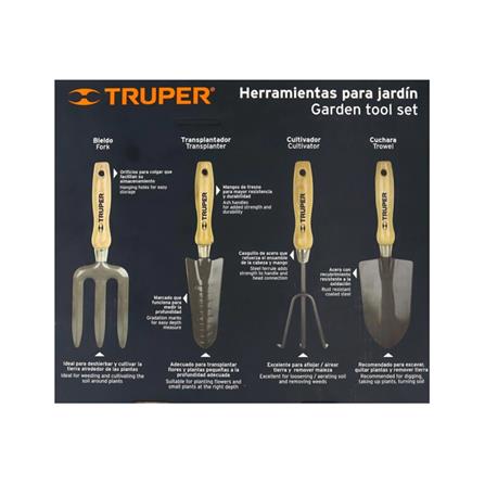 ชุดอุปกรณ์งานสวน ด้ามไม้แอช TRUPER 15030_2