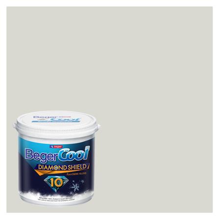 สีน้ำทาภายนอก BEGERCOOL DIAMONDSHIELD 10 #144-1 สี ESMERALDA EVENING กึ่งเงา 9 ลิตร_0
