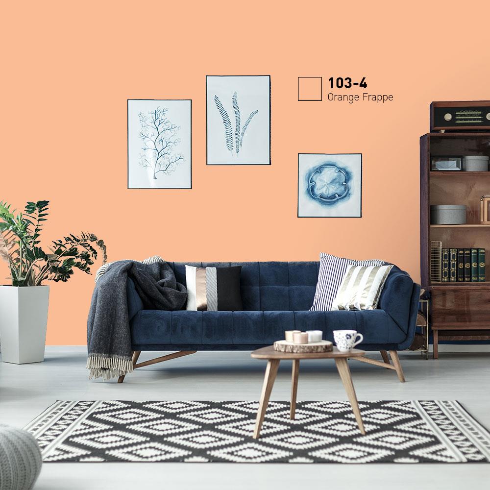 สีน้ำทาภายนอก ชนิดกึ่งเงา BEGERCOOL DIAMONDSHIELD 10 103-4 สี ORANGE FRAPPE 9 ลิตร