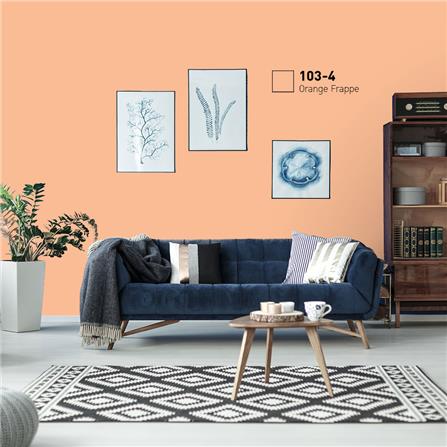 สีน้ำทาภายนอก ชนิดกึ่งเงา BEGERCOOL DIAMONDSHIELD 10 103-4 สี ORANGE FRAPPE 9 ลิตร_1