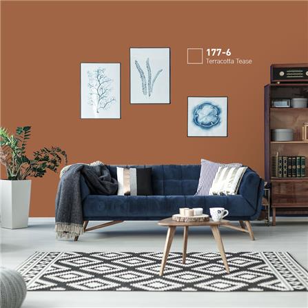 สีน้ำทาภายนอก BEGERCOOL DIAMONDSHIELD 10 #177-6 สี TERRACOTTA TEASE กึ่งเงา 9 ลิตร_1