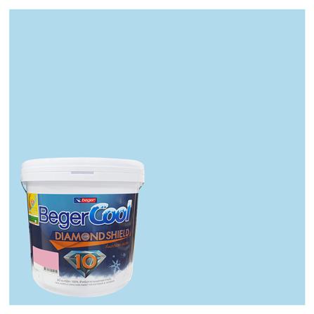 สีน้ำทาภายนอก BEGER COOL DIAMONDSHIELD 10 #031-3 สี BONNIE BELLE กึ่งเงา 9 ลิตร_0