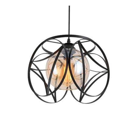 ไฟช่อ CST 6858-1 สีดำ/ชา 1 หัว_1